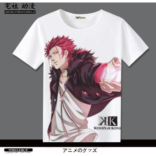 K Zhou Fangzun Isa That Agency Anna Lisi Cartoon Short-Sleeved T-shirt Peripheral Clothes Men and Women Summer anime shirt