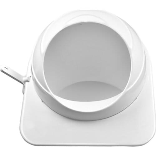 Space capsule cat litter box large enclosed cat litter box splash and odor-resistant cat space capsule pet supplies