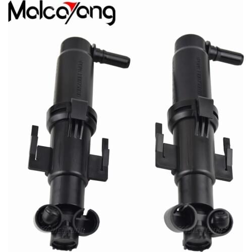 Left & Right Side For BMW F10 F11 F07 520i 523i 528i 10-15 High Quality Headlight Washer Nozzle Cylinder 61677149885 61677149886