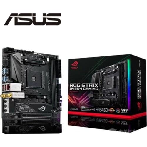 NEW For ASUS ROG STRIX B450-I GAMING Motherboard Socket LGA AM4 DDR4 M.2 nvme ssd For AMD B450 Original Desktop Mainboard
