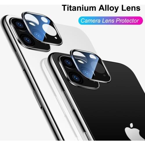 2019 New Metal Camera Glass for IPhone 11 Pro Max Glass Protective Film Camera Lens Tempered Glass Protector for IPhone 11 Pro