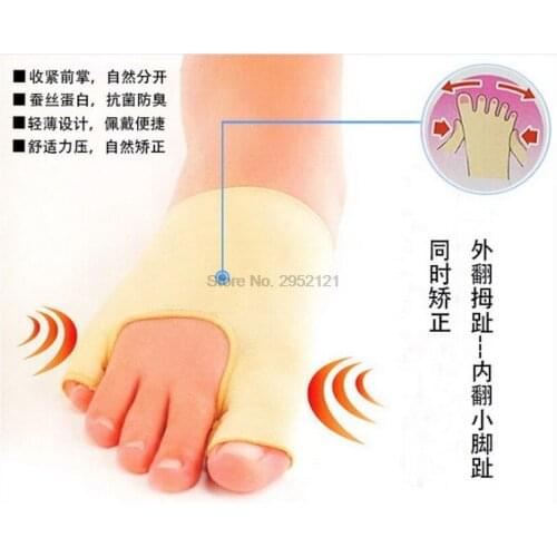 By DHL 500pair Unisex Big Little Toe Separator Hallux Valgus Varus Straighteners Bunion Corrector Sock Feet Care