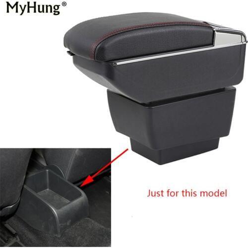 Armrest box For Skoda Octavia A7 2015-2018 Central Console Arm Store With Rise and Down Function content box cup holder ashtray