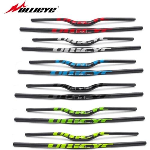 Full Carbon fibre Bike Handlebar For MTB Bicycle Bar Ultra-Light 31.8*580-740mm 3K Carbon Mountain Bike Riser/Flat Handlebar
