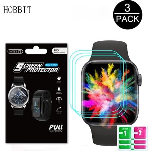 3Pcs HD Clear Protective Film For LEMFO DT100 Full Screen Protector Anti-Scratch Water-proof TPU Hydrogel Soft Film Not Glass