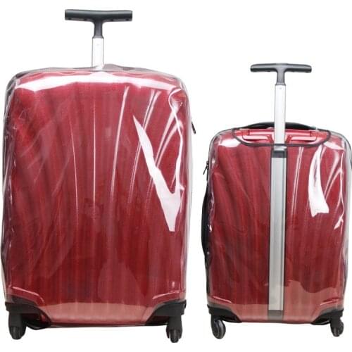 Thicken Transparent Luggage Cover for Samsonite Clear Suitcase Protective Covers Travel Accessories Zipper Travel Luggage Cover