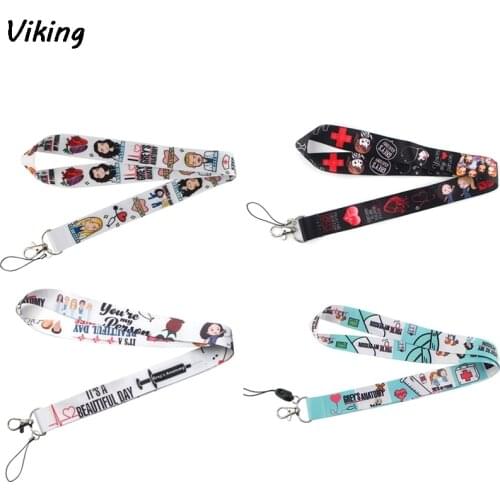 G1653 Cartoon Lanyard for Key Phones USB Flash Drives Keys Keychains ID Card Name Tag Badge Holders Rope