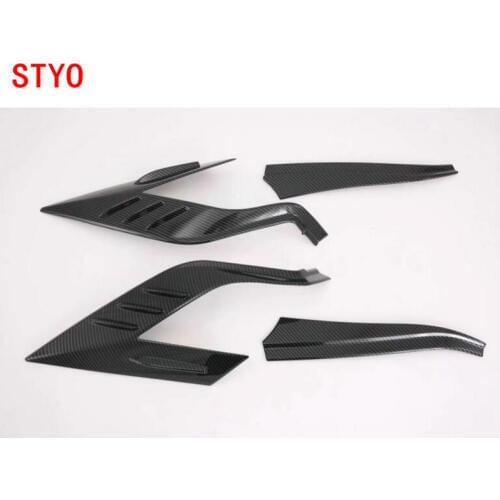 STYO For Toyota1 RAV4 2019 ABS Rear Tail Lamp Light Cover Trim