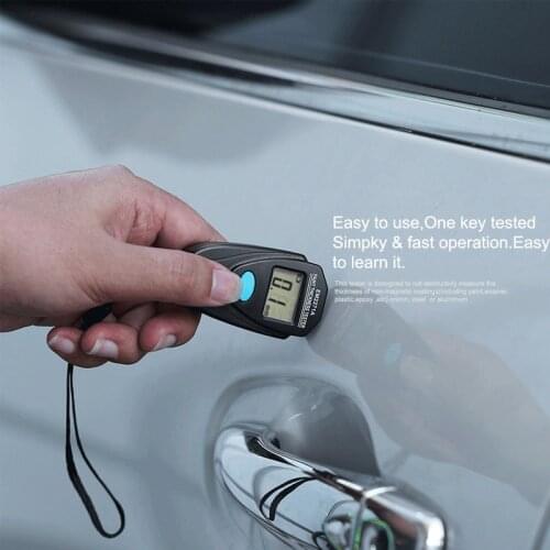 LCD Digital Thickness Gauge Coating Meter Layer Tester For Car Device EM2271