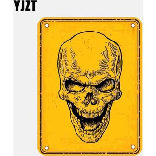 YJZT 9.9CM*13CM Warning Signs In Kind Reflective Window Car Sticker Decal 6-2665