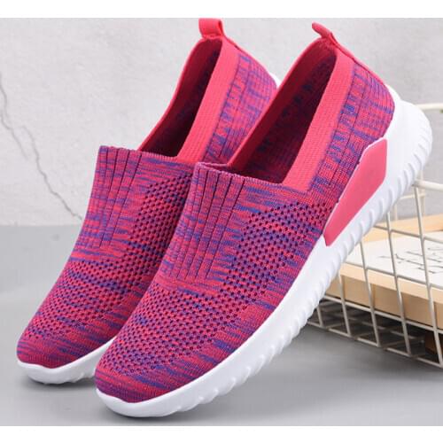 Womens Autumn Slip-on Shoes Comfortable Woman Flats Loafers Creepers Non-slip Shoes Elderly Ladies Ballerina Shoes Sneakers