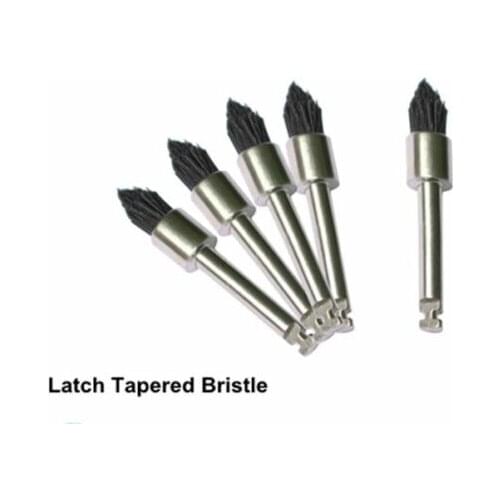 Dental Prophy Brush Black Mane bristle Filament Latch tapered Bristle Polishing Brushes for dentist PB360