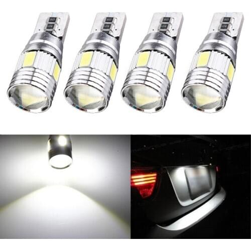 10pcs/lot 5630 6SMD LED Turn Signal Bulb Canbus Auto Interior Dome Reading Light Wedge Side Parking Lamp