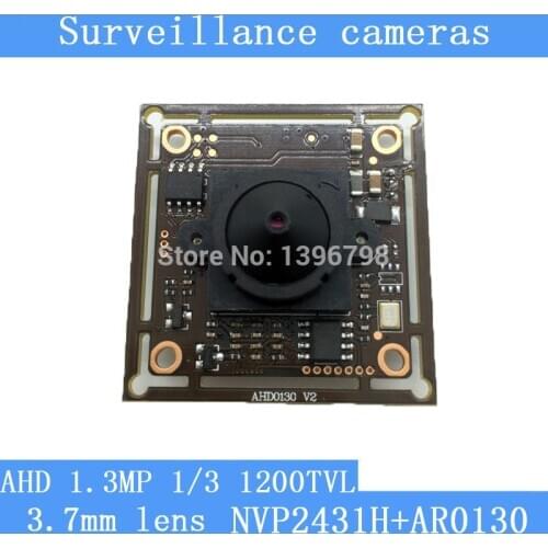 1.3MP 1280 * 960 AHD AR0130 CCTV 960P mini night vision Camera Module 1/3 "CM 3.7mm lens 92 degrees surveillance camera