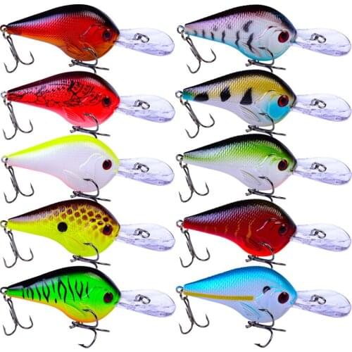 95mm/11g Mini Crankbait Fishing Lures Hard Bait Seawater Wobblers Top-water Bionic Trolling Artificial Feeder Sea Fishing Bait