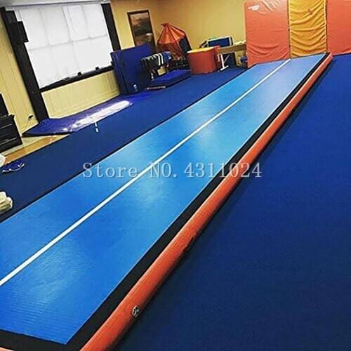 Free Shipping 9x1m Inflatable Gymnastics Air Track Tumbling Mat 4/8 inches Thickness Airtrack Mats for Home Use/Training