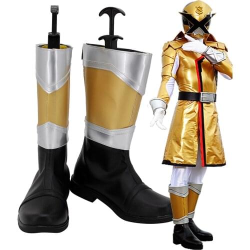 Keisatsu Sentai Patranger Lupin X Cosplay Boots Custom Made Shoes Halloween Carnival Party Cosplay Costume Accessory