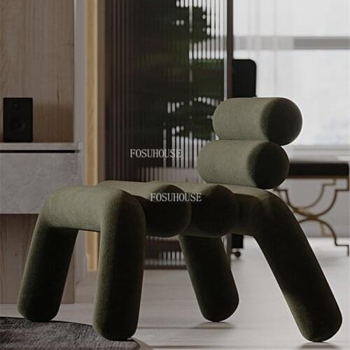 Designer Living Room Chair Classic Creative Single Sofa Lounge Chair Nordic Modern Minimalist Living Room Bedroom Backrest Chair