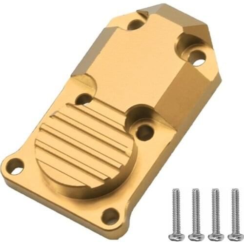 For AXIAL SCX24 90081 1/24 RC Crawler Car Brass Diff Cover Differential Housing Front Rear Upgrades Parts Accessories