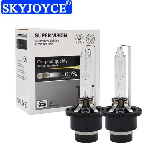 SKYJOYCE Car Headlight Xenon D2S D4S HID Xenon Bulb 35W 55W 4300K D2S 5000K D4S 6000K 8000K 10000K D2R D4R Car HID Headlamp Bulb
