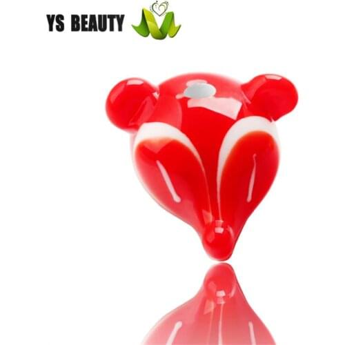 Little fox beads small animal shape beads loose bead glass woven pendant trinkets transport bead rope bracelet bracelet