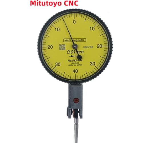Mitutoyo CNC Dial Indicator 513-404 Lever Table Dial Gauge Accuracy 0.01 Range 0-0.8mm Diameter 40mm Measuring Hand Tools
