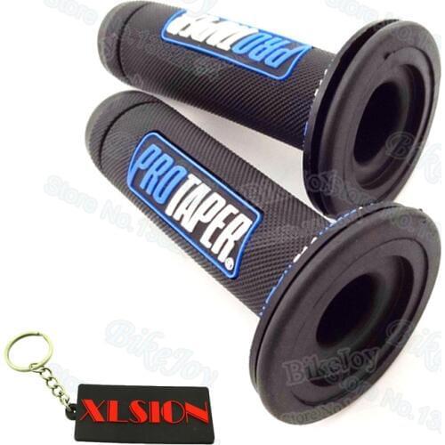 Soft Rubber Handgrips Hand Grips Blue for MX SSR Dirt Pit Bike ATV Quad Buggy Go Kart Motorcycle Motocross Moped Scooter