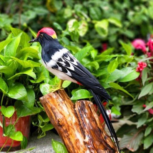 Real life toy bird about 32cm feathers wood pecker hard model,foam&feathers bird prop,home garden decoration toy Xmas gift w2095