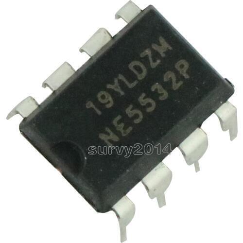 10PCS NE5532P DIP8 NE5532 DIP 5532P DIP-8 new and original IC
