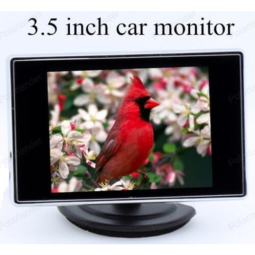 New 3.5 inch digital color TFT LCD rearview car monitors for parking reverse backup camera vehicle driving accessories hot sale