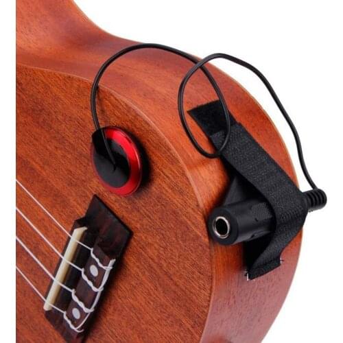 Portable Piezo Transducer Contact Mic Pickup Copper Pickup For Acoustic Guitar Violin Ukulele String Instrument