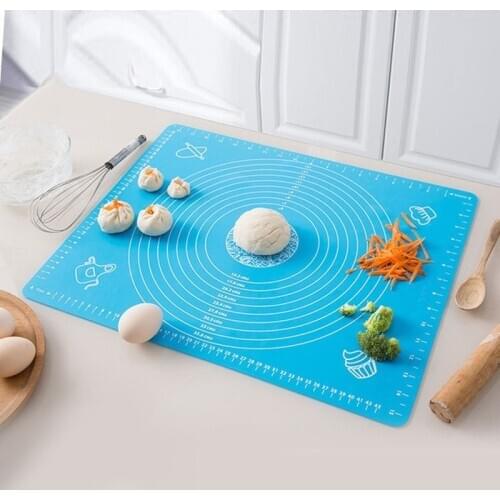 Anti-slip and Panel Pad Rolling Pad Household Non-stick Thickening Large Kneading Bread Flour Chopping Board Baking Silicone Pad