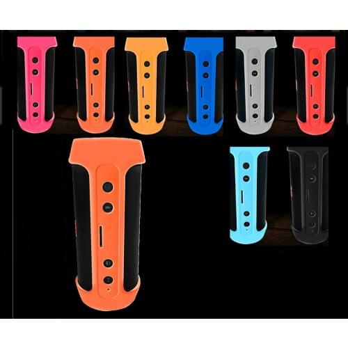 Silicone Case For JBL Charge2+/Charge2 Bluetooth Speaker Protective Sleeve Portable Mountaineering Travel Case Cover
