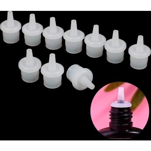 Universal Eyelash Glue Blocking Needle Replacement Bottle Mouth Head Extended Glue Anti-blocking Eyelash Extension Tool 10pcs