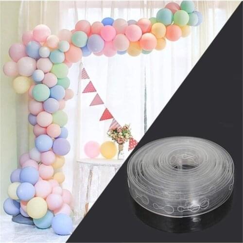 DIY Balloon Decorating Strip Connect Chain for Celebration Birthday Wedding Baby Shower Decoration Event & Party Supplies