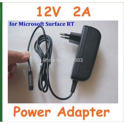 High Quality 12V 2A Wall Charger EU US plug for Microsoft Surface RT 10.6 Tablet PC Power Supply Adapter