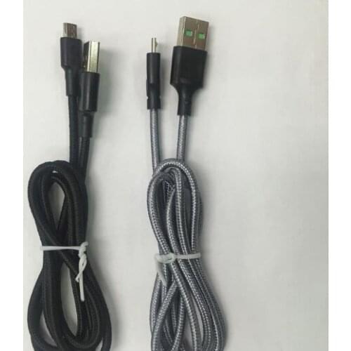 1M/3ft for 5/6 mix color as our in stock Braided USB Cable V8 Micro USB Data Line Sync Charger Cable Cord Weave Rope Data Line F