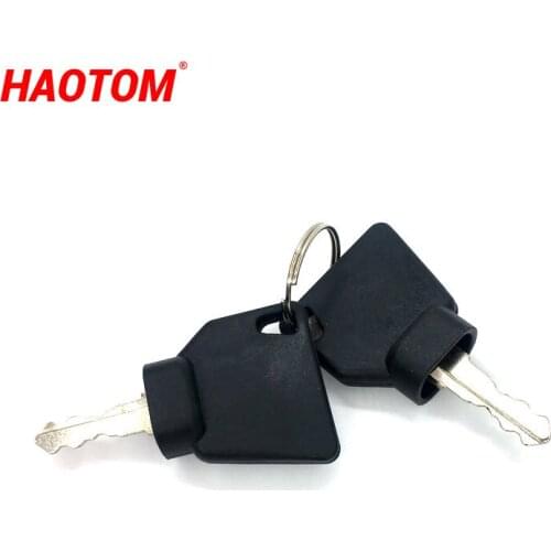 2Pcs Ignition Start Key Switch Starter key For JCB 3CX Excavator Most JCB Machine Digger Replacement Parts