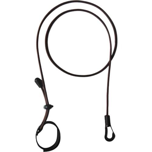 43" Elastic Bungee Kayak Paddle Fishing Rod Secure Leash Lanyard With Clips