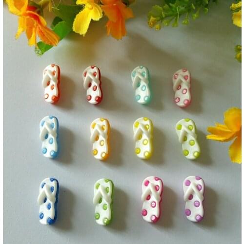 50PCS slippers style Combined buttons MIXED RANDOMLY CARTOON button for KIDS clothes accessory CRAFTS