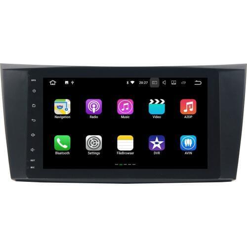8" Android 9.0 PX6 Car Multimedia For BENZ E-Class W211 CLS W219 G-Class Audio Stereo 6 Core DVD Player 2 Din Car Radio DSP GPS
