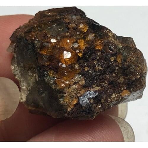 9.4g100% natural garnet and crystal mineral specimen stone decoration crystal healing energy geology teaching collection
