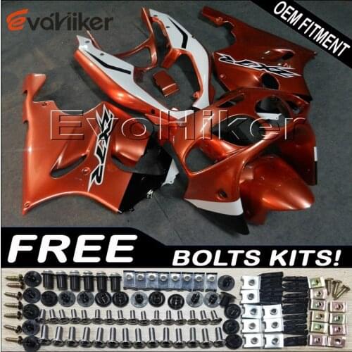 ABS Plastic Bodywork Set for ZX7R 1996 1997 1998 1999 2000 2001 2002 2003 Orange ABS Plastic Bodywork Set