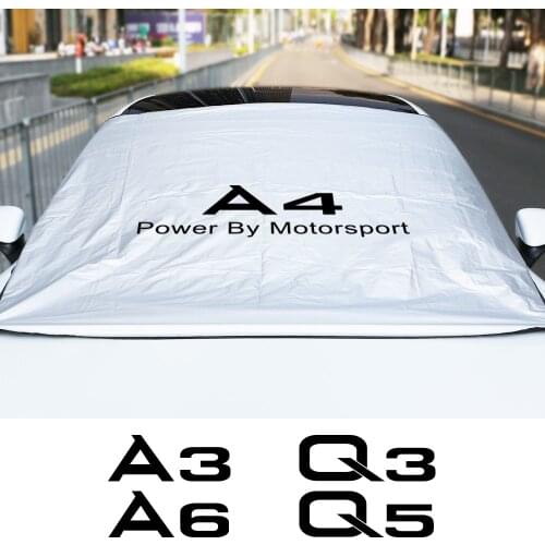 For Audi A3 8P 8V A4 B8 B6 A6 C6 C5 Q2 Q3 Q5 Q7 Q8 TT Auto Accessories Car Windshield SunShade Cover Sun Shade Snow Ice Block