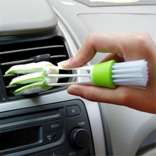 Car Styling Auto Brushes Cleaning Tools Accessories Keyboard Dust Collector Window Blinds Cleaning For Bmw Audi Polo Ford