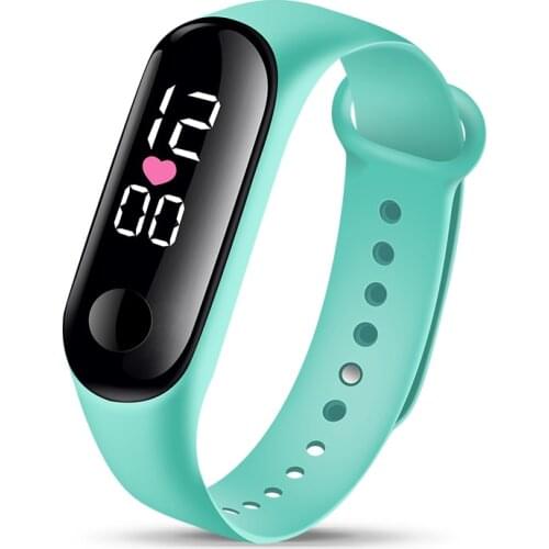 Womens Waterproof Watches Men Unisex Digital LED Electronic Wrist Watch Silicone Watchband Sports Clock Relogio Feminino