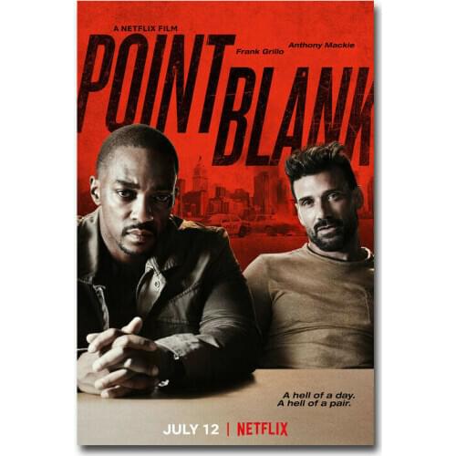 D0119 Point Blank Movie Anthony Mackie Frank Grillo Silk Fabric Poster Art Decor Indoor Painting Gift
