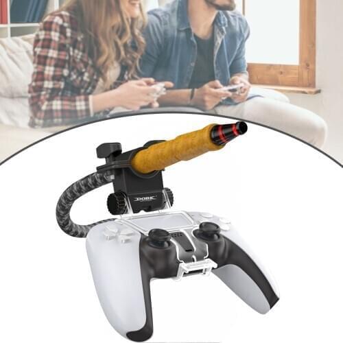 For PS5 Mobile Phone Holder Clip With Wireless Handle Standard Angle Adjustment Game Controller Bracket Gamepad Holder For PS5