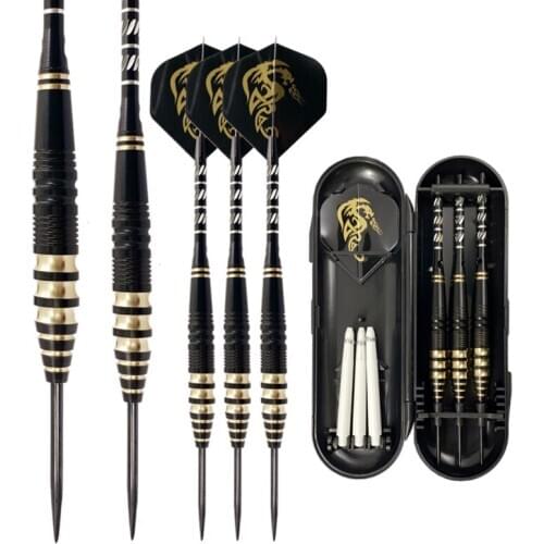 2021 Top 3pcs/set Professional Steel Tip Darts Brass Barrel Aluminium Shaft with Storage