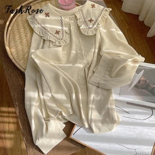 Женские рубашки FASHROSE China At AliExpress